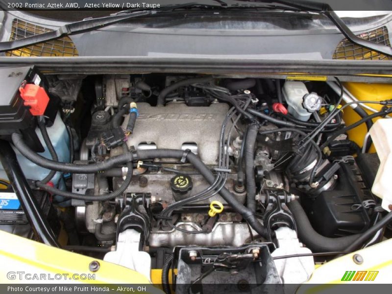 Aztec Yellow / Dark Taupe 2002 Pontiac Aztek AWD