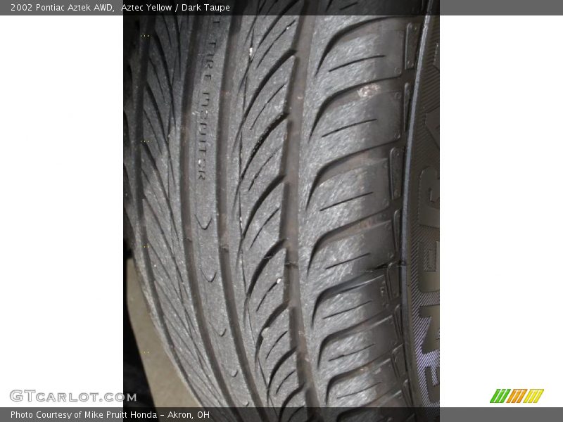 Aztec Yellow / Dark Taupe 2002 Pontiac Aztek AWD