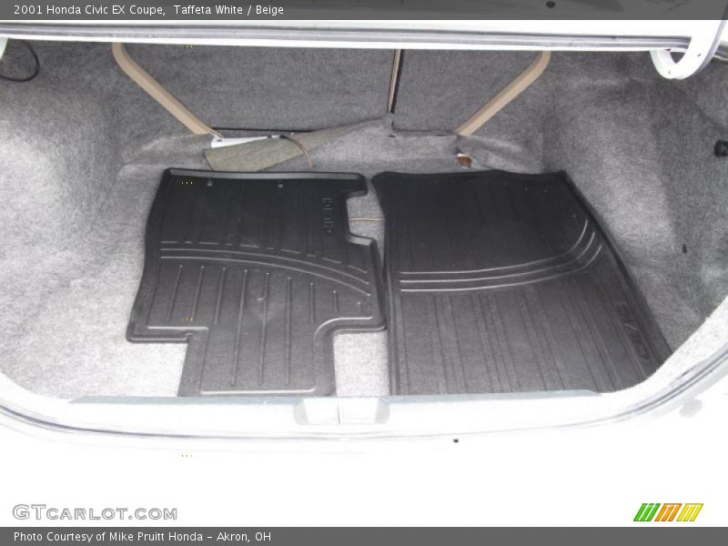 Taffeta White / Beige 2001 Honda Civic EX Coupe