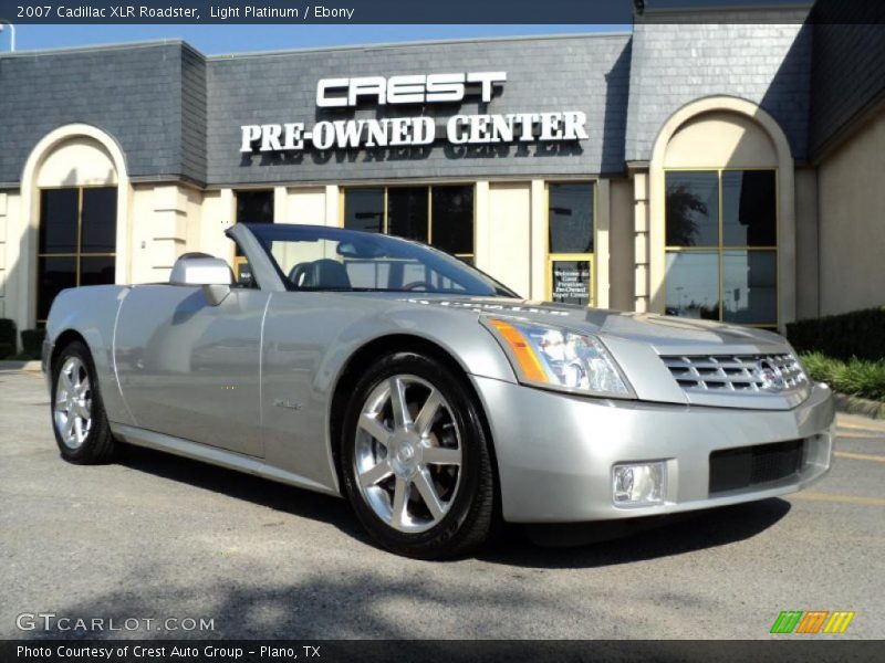 Light Platinum / Ebony 2007 Cadillac XLR Roadster