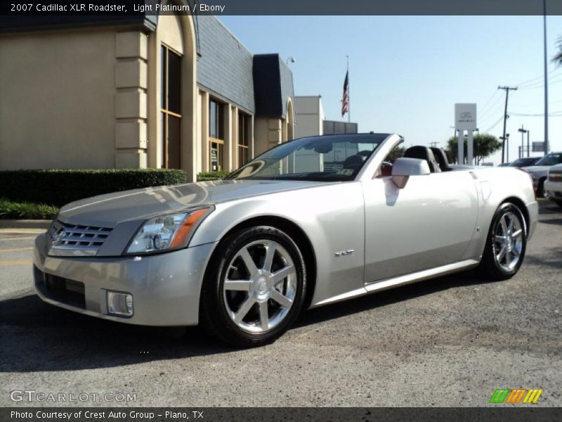 Light Platinum / Ebony 2007 Cadillac XLR Roadster