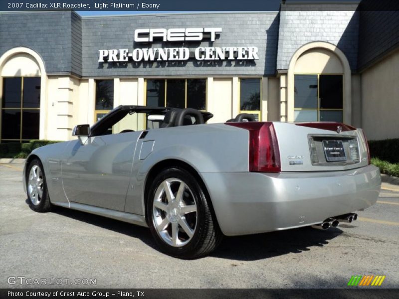 Light Platinum / Ebony 2007 Cadillac XLR Roadster