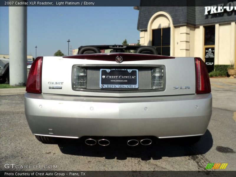 Light Platinum / Ebony 2007 Cadillac XLR Roadster