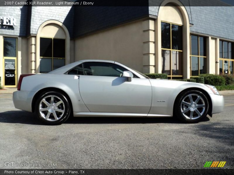 Light Platinum / Ebony 2007 Cadillac XLR Roadster
