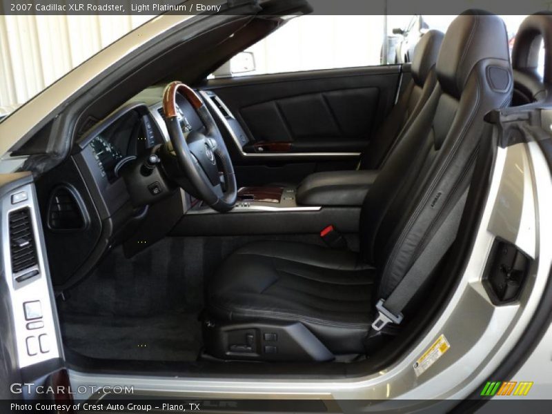 Light Platinum / Ebony 2007 Cadillac XLR Roadster