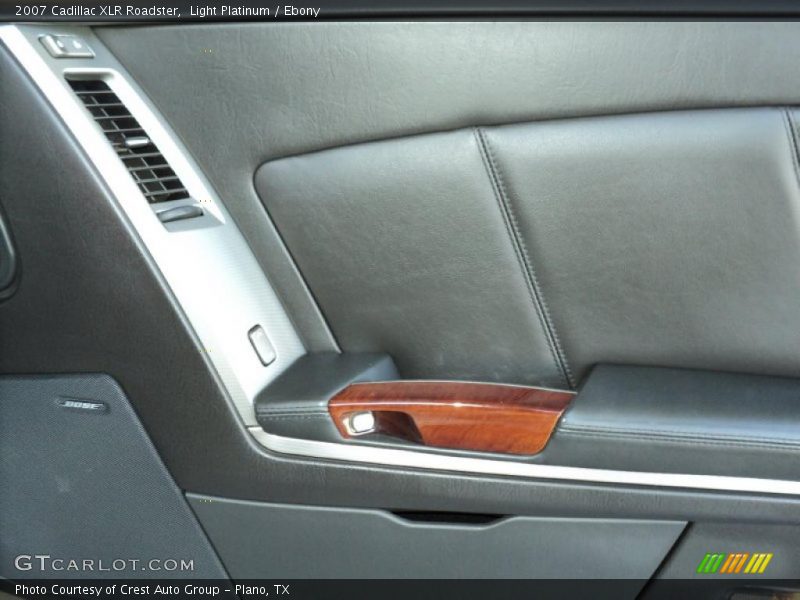 Light Platinum / Ebony 2007 Cadillac XLR Roadster