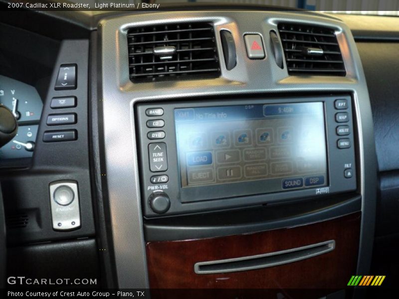Light Platinum / Ebony 2007 Cadillac XLR Roadster