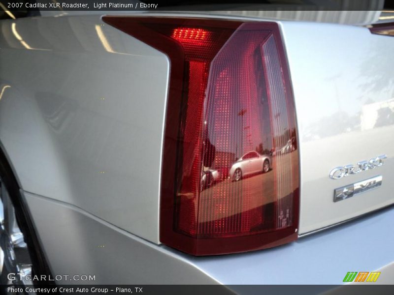 Light Platinum / Ebony 2007 Cadillac XLR Roadster