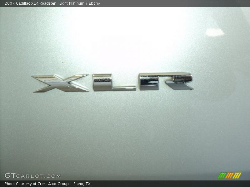 Light Platinum / Ebony 2007 Cadillac XLR Roadster