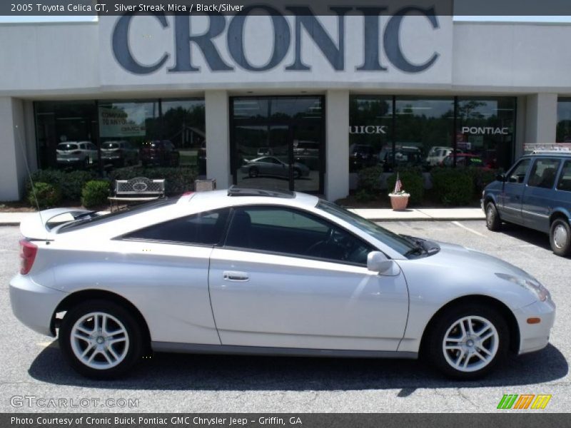 Silver Streak Mica / Black/Silver 2005 Toyota Celica GT