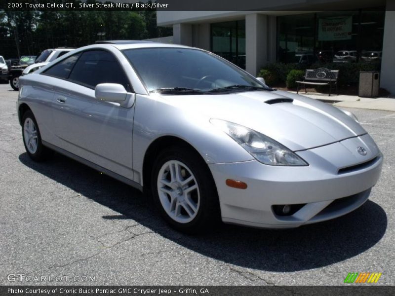 Silver Streak Mica / Black/Silver 2005 Toyota Celica GT