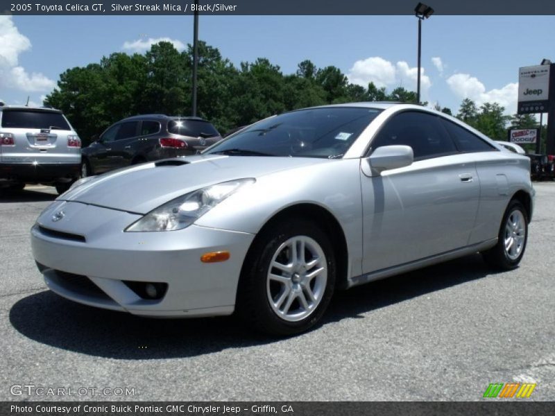 Silver Streak Mica / Black/Silver 2005 Toyota Celica GT