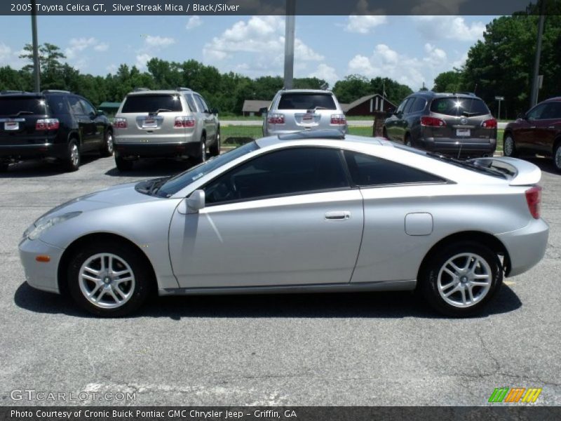 Silver Streak Mica / Black/Silver 2005 Toyota Celica GT