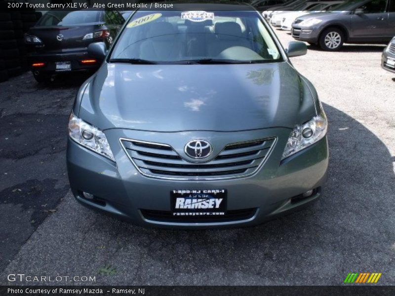 Aloe Green Metallic / Bisque 2007 Toyota Camry XLE V6