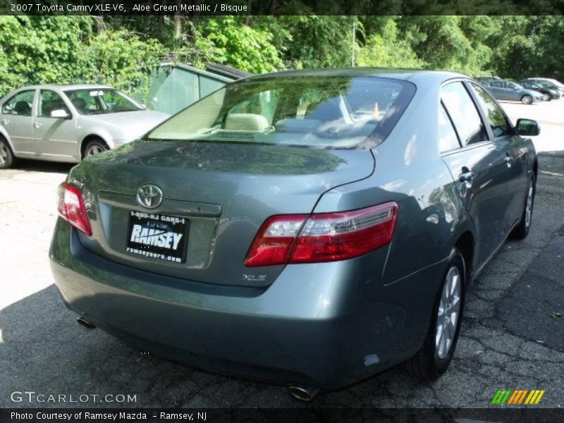 Aloe Green Metallic / Bisque 2007 Toyota Camry XLE V6