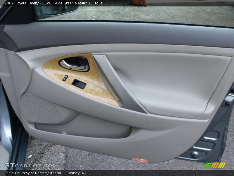 Aloe Green Metallic / Bisque 2007 Toyota Camry XLE V6