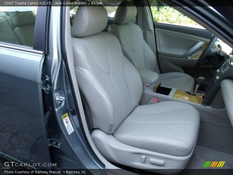 Aloe Green Metallic / Bisque 2007 Toyota Camry XLE V6