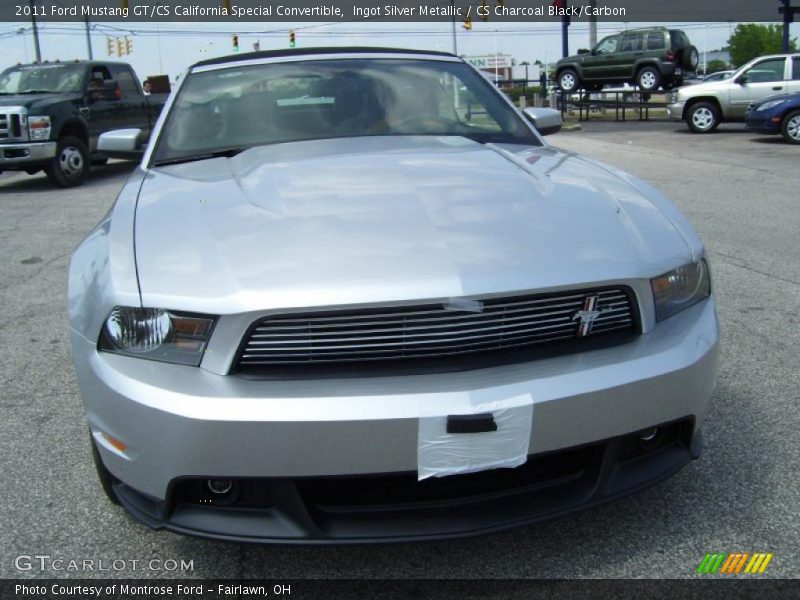 Ingot Silver Metallic / CS Charcoal Black/Carbon 2011 Ford Mustang GT/CS California Special Convertible