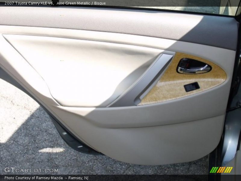 Aloe Green Metallic / Bisque 2007 Toyota Camry XLE V6