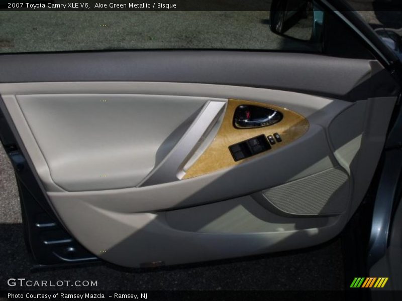 Aloe Green Metallic / Bisque 2007 Toyota Camry XLE V6