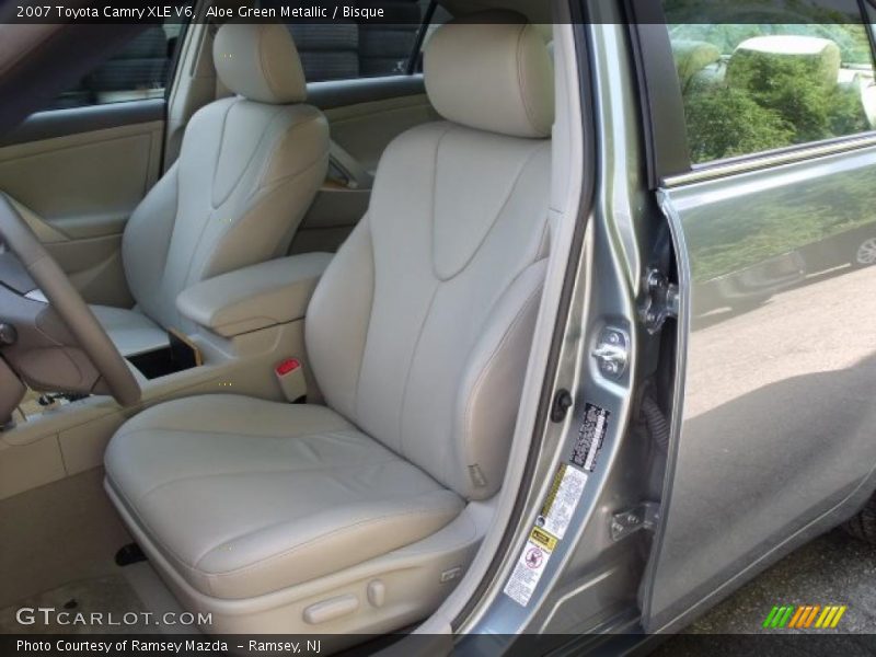 Aloe Green Metallic / Bisque 2007 Toyota Camry XLE V6