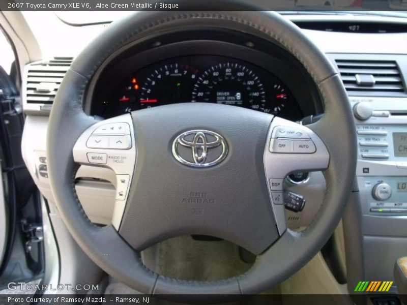 Aloe Green Metallic / Bisque 2007 Toyota Camry XLE V6