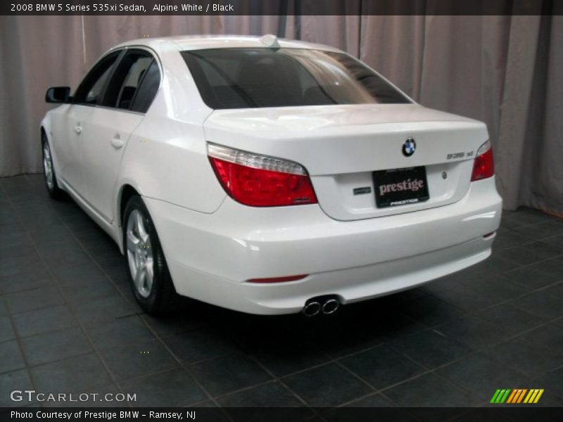 Alpine White / Black 2008 BMW 5 Series 535xi Sedan