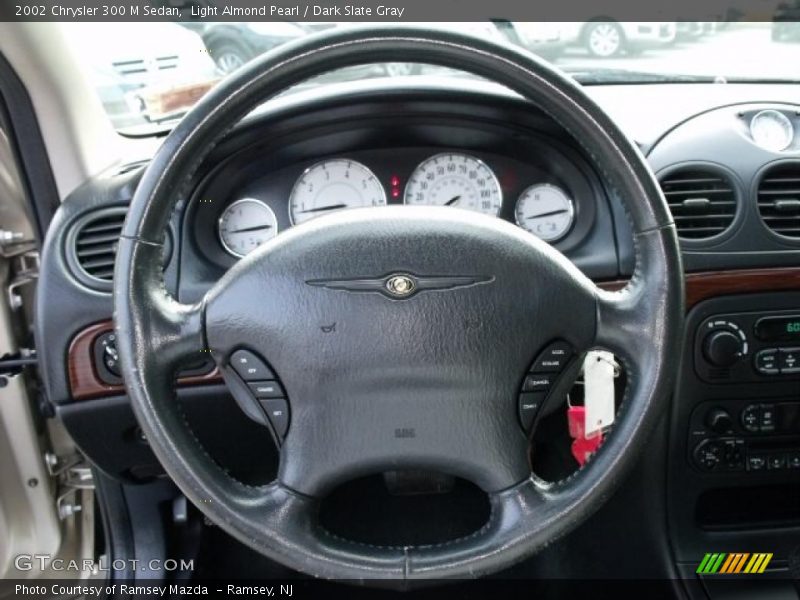 Light Almond Pearl / Dark Slate Gray 2002 Chrysler 300 M Sedan
