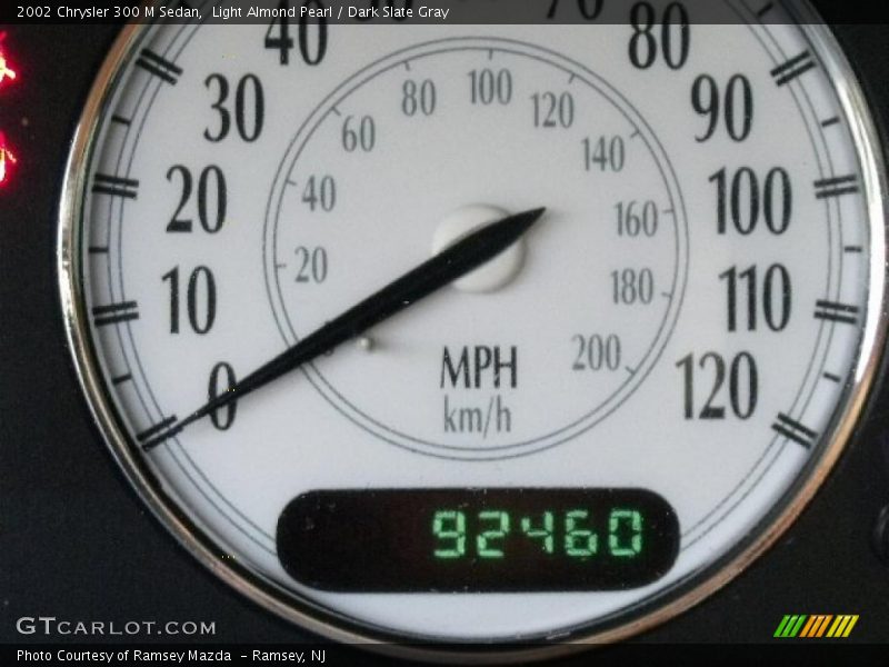Light Almond Pearl / Dark Slate Gray 2002 Chrysler 300 M Sedan