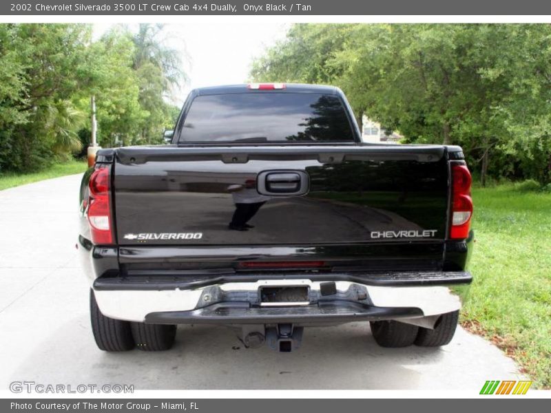 Onyx Black / Tan 2002 Chevrolet Silverado 3500 LT Crew Cab 4x4 Dually