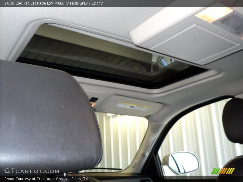 Stealth Gray / Ebony 2008 Cadillac Escalade ESV AWD