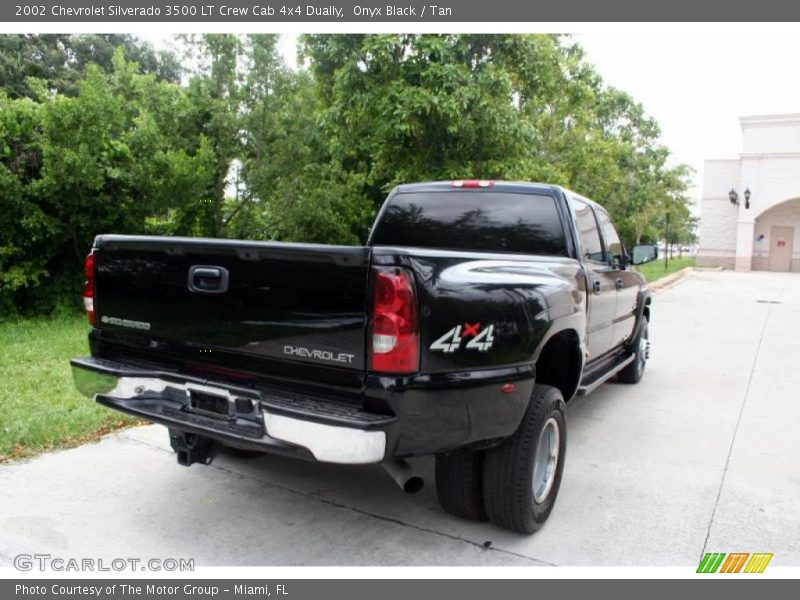 Onyx Black / Tan 2002 Chevrolet Silverado 3500 LT Crew Cab 4x4 Dually