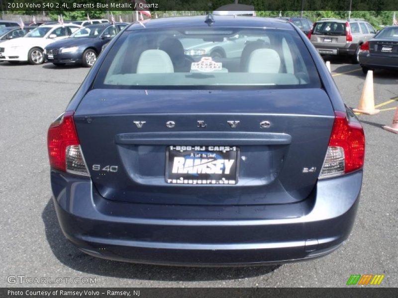 Barents Blue Metallic / Quartz 2010 Volvo S40 2.4i