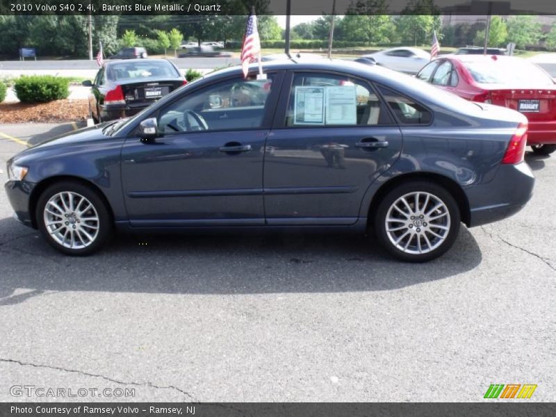 Barents Blue Metallic / Quartz 2010 Volvo S40 2.4i