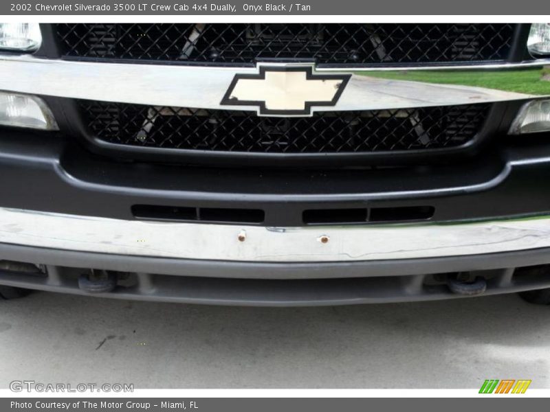 Onyx Black / Tan 2002 Chevrolet Silverado 3500 LT Crew Cab 4x4 Dually