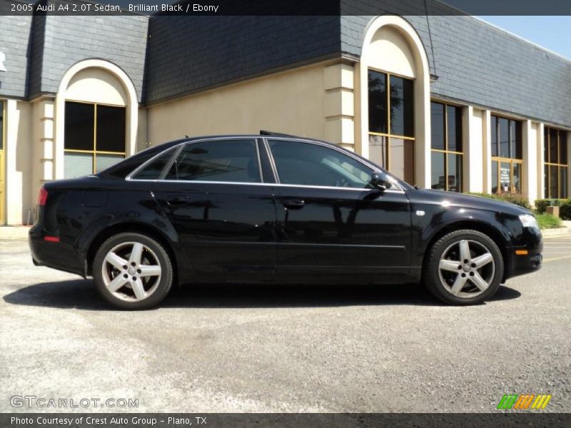 Brilliant Black / Ebony 2005 Audi A4 2.0T Sedan