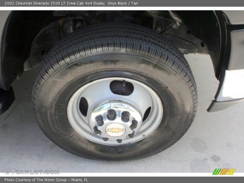 Onyx Black / Tan 2002 Chevrolet Silverado 3500 LT Crew Cab 4x4 Dually