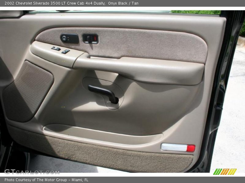 Onyx Black / Tan 2002 Chevrolet Silverado 3500 LT Crew Cab 4x4 Dually