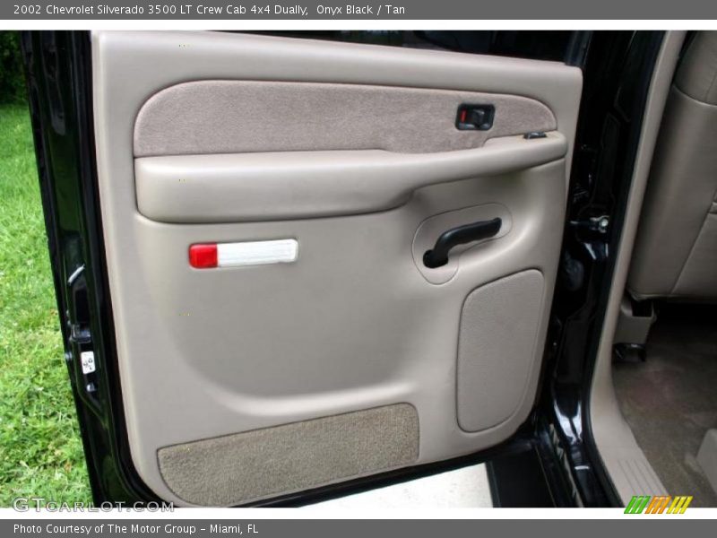Onyx Black / Tan 2002 Chevrolet Silverado 3500 LT Crew Cab 4x4 Dually