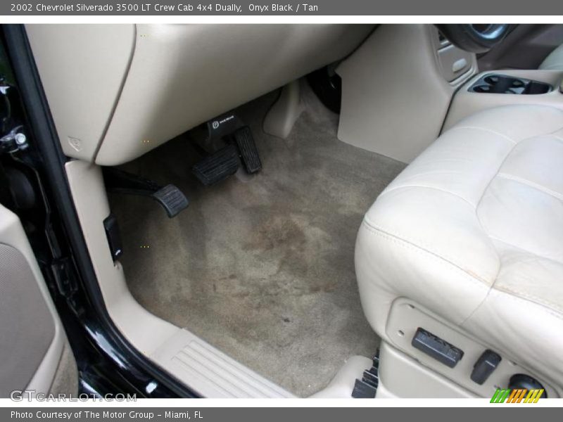 Onyx Black / Tan 2002 Chevrolet Silverado 3500 LT Crew Cab 4x4 Dually