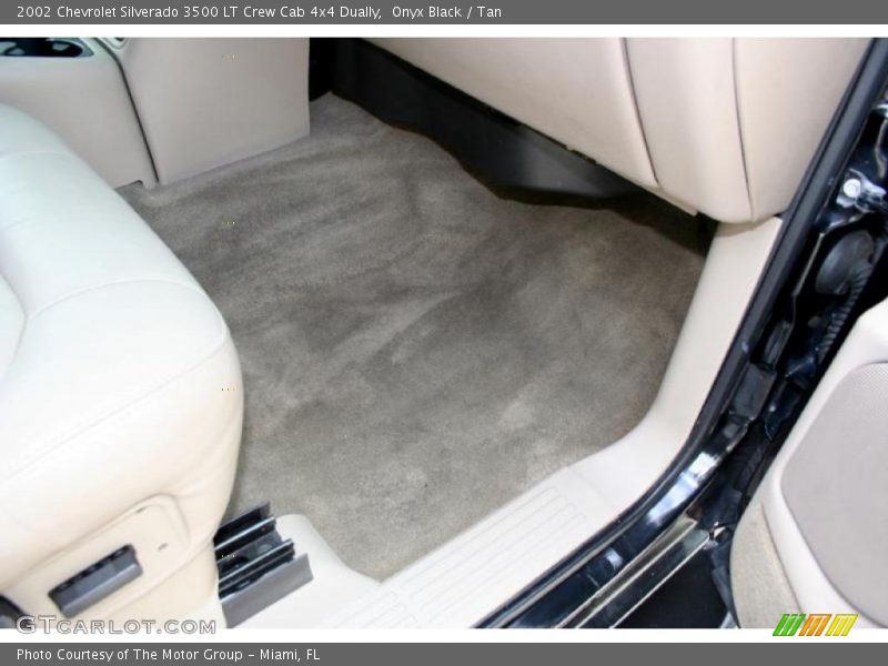 Onyx Black / Tan 2002 Chevrolet Silverado 3500 LT Crew Cab 4x4 Dually