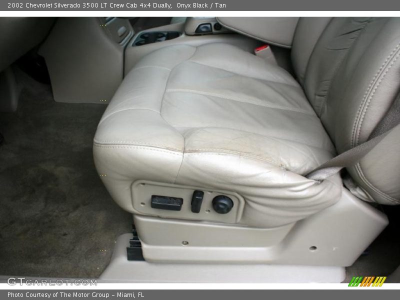 Onyx Black / Tan 2002 Chevrolet Silverado 3500 LT Crew Cab 4x4 Dually