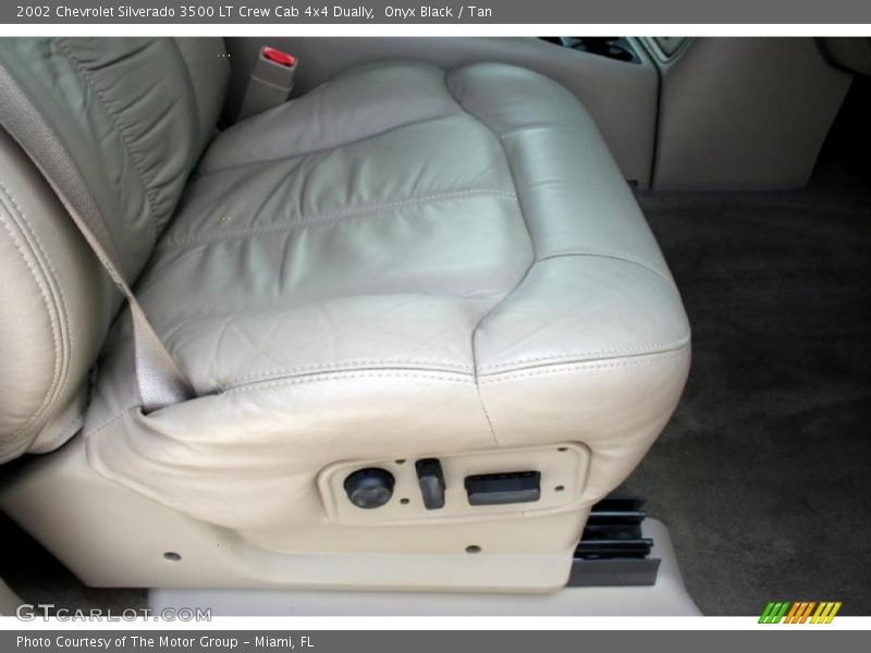 Onyx Black / Tan 2002 Chevrolet Silverado 3500 LT Crew Cab 4x4 Dually