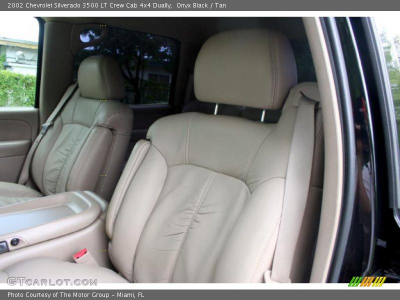 Onyx Black / Tan 2002 Chevrolet Silverado 3500 LT Crew Cab 4x4 Dually