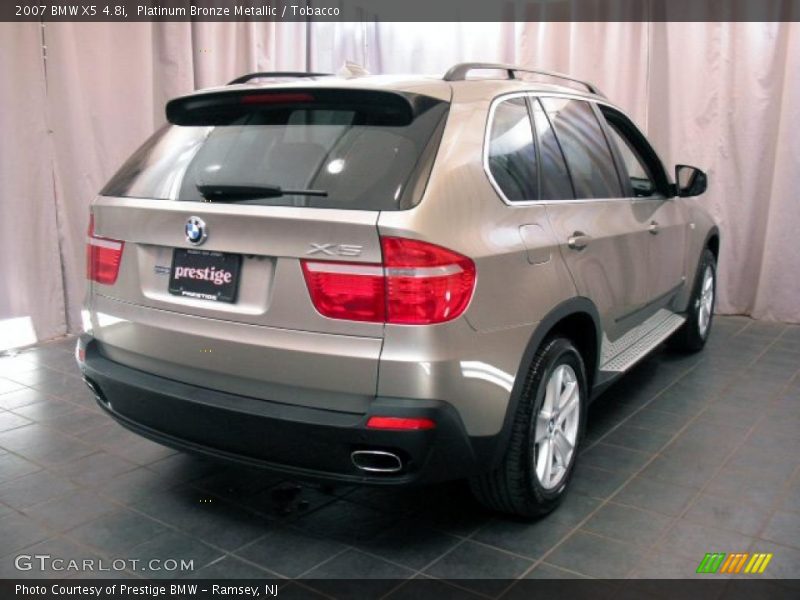 Platinum Bronze Metallic / Tobacco 2007 BMW X5 4.8i