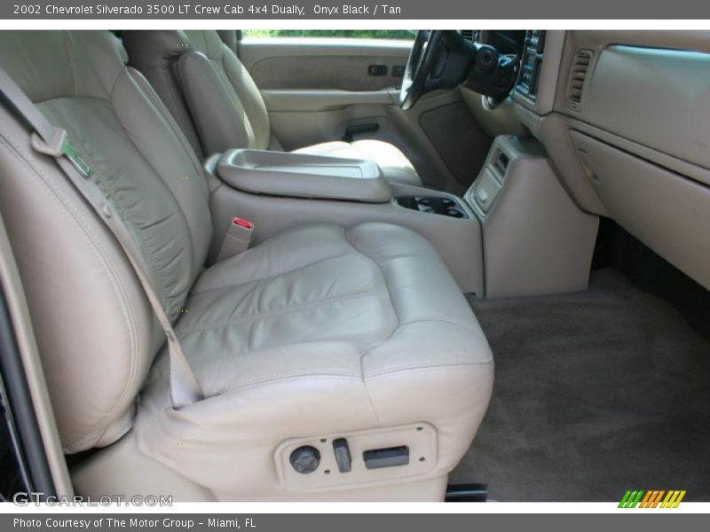 Onyx Black / Tan 2002 Chevrolet Silverado 3500 LT Crew Cab 4x4 Dually