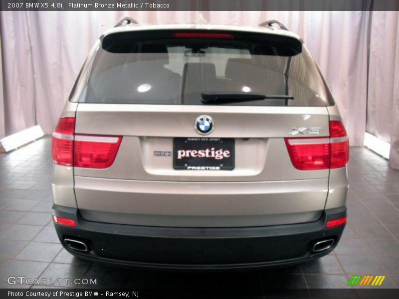 Platinum Bronze Metallic / Tobacco 2007 BMW X5 4.8i