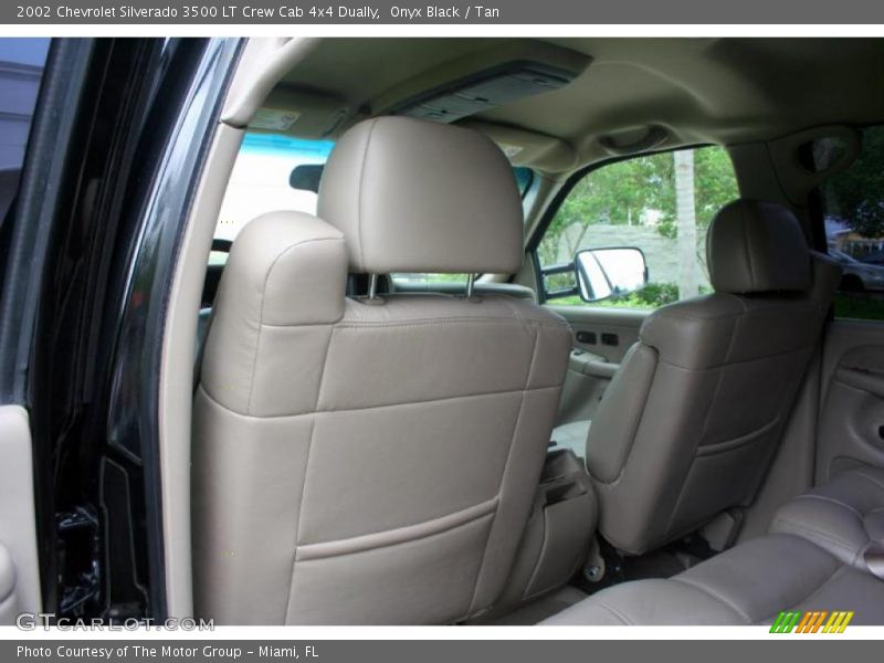 Onyx Black / Tan 2002 Chevrolet Silverado 3500 LT Crew Cab 4x4 Dually