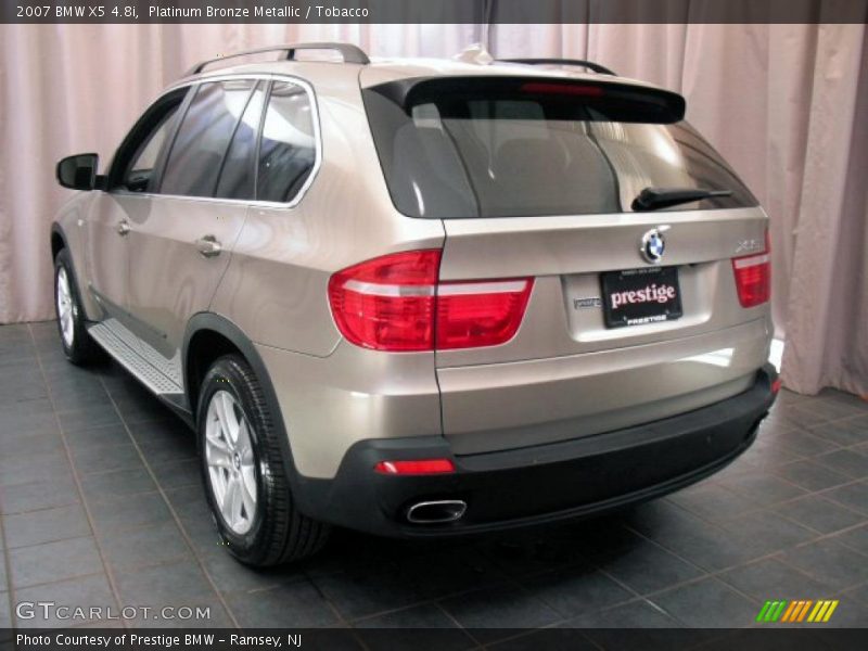 Platinum Bronze Metallic / Tobacco 2007 BMW X5 4.8i