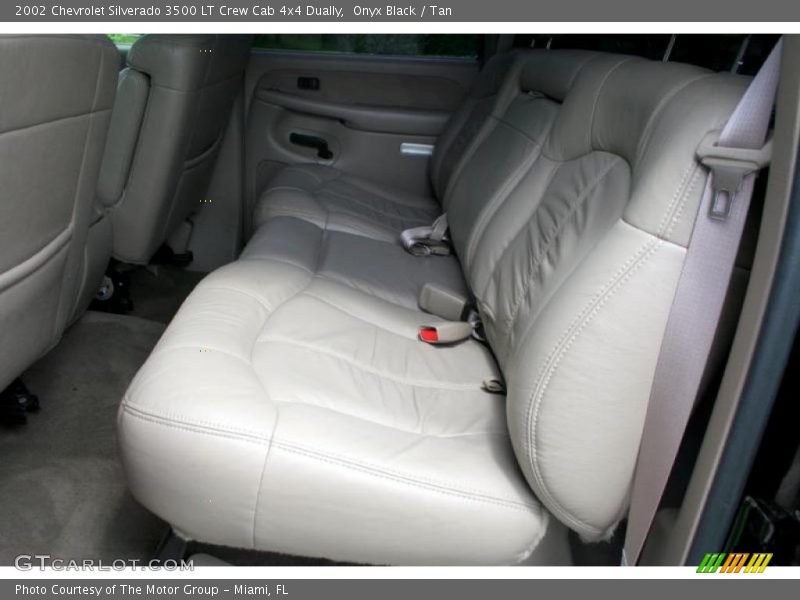Onyx Black / Tan 2002 Chevrolet Silverado 3500 LT Crew Cab 4x4 Dually
